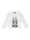 Who Decides War Winged Gradient T-shirt In White