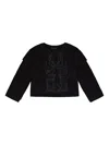 Who Decides War Black Winged Long Sleeve T-shirt In Black