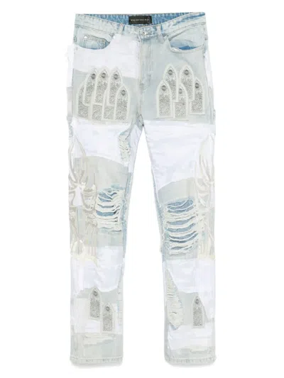 WHO DECIDES WAR WINGED ORGANZA JEANS