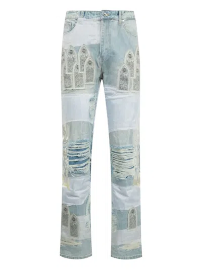 WHO DECIDES WAR WINGED ORGANZA JEANS