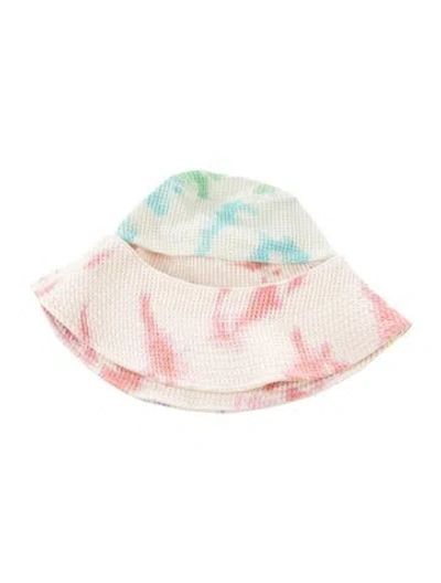 Pre-owned Who Decides War Woven Bucket Hat In White