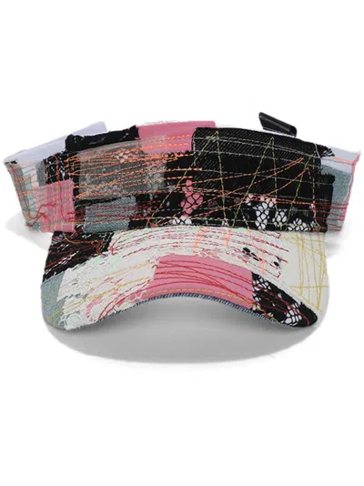 Who Decides War X Pale Usa Cotton Visor In Pink