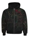 Who Decides War Black Pelle Pelle Edition Monument Hoodie In Black