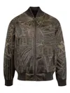 Who Decides War Brown Pelle Pelle Edition Monument Leather Jacket In Brown