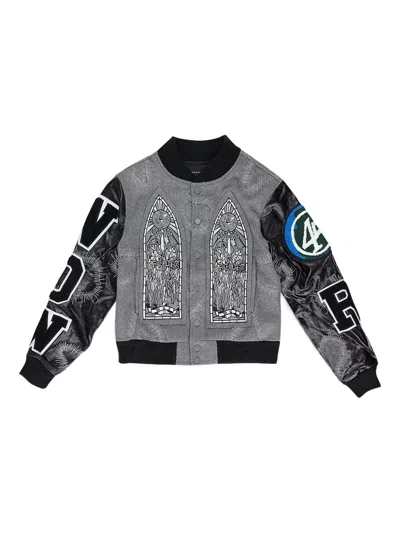 Who Decides War X Riccardi Namesake Bomber Jacket In Gray