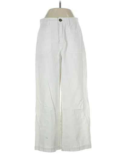 Pre-owned Who What Wear Cargo Pants In White