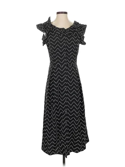 Pre-owned Who What Wear Casual Dress In Black