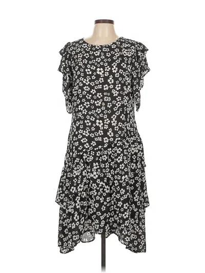 Pre-owned Who What Wear Casual Dress In Black