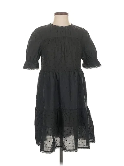 Pre-owned Who What Wear Casual Dress In Black