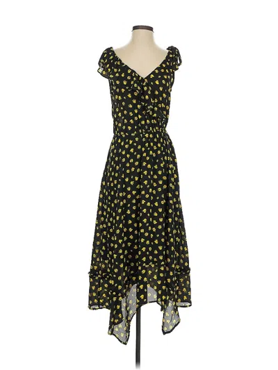 Pre-owned Who What Wear Casual Dress In Black