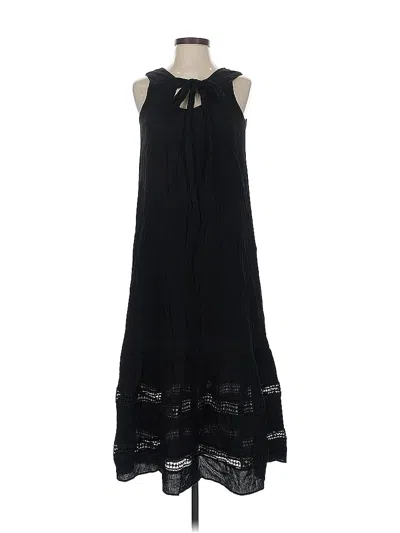 Pre-owned Who What Wear Casual Dress In Black
