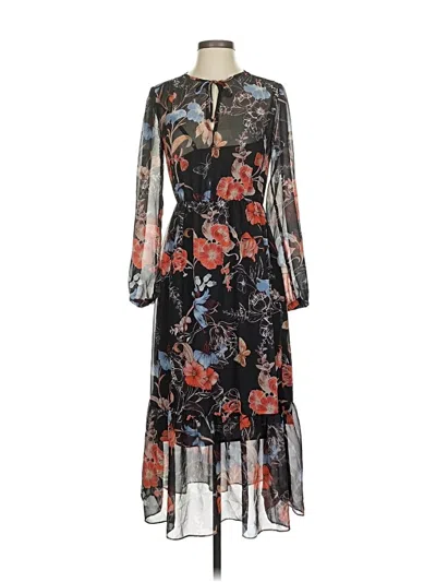 Pre-owned Who What Wear Casual Dress In Black