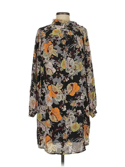 Pre-owned Who What Wear Casual Dress In Black