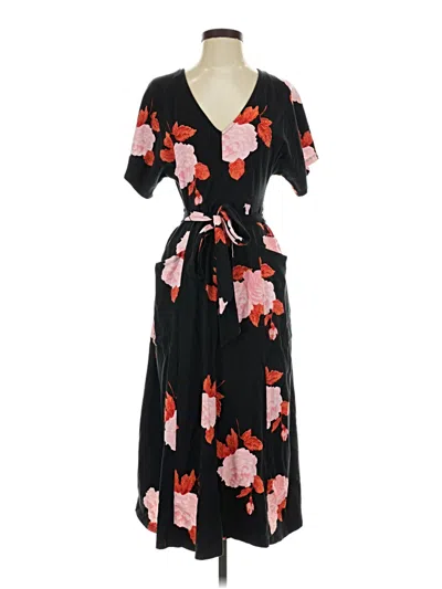 Pre-owned Who What Wear Casual Dress In Black