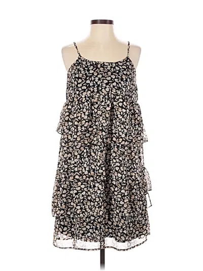 Pre-owned Who What Wear Casual Dress In Black