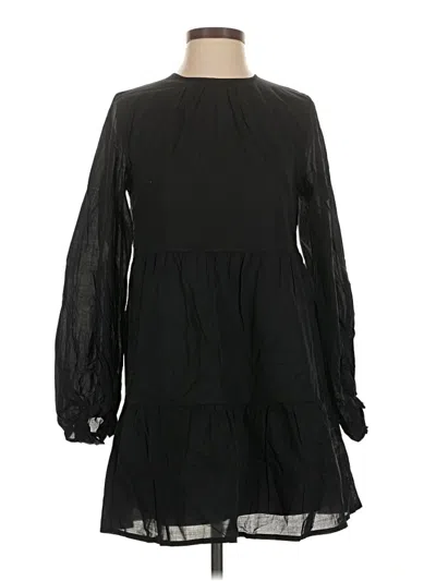 Pre-owned Who What Wear Casual Dress In Black