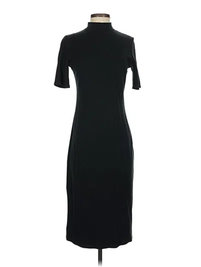 Pre-owned Who What Wear Casual Dress In Black