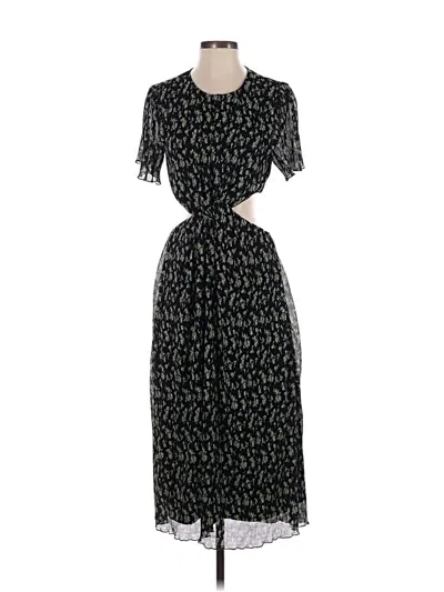 Pre-owned Who What Wear Casual Dress In Black