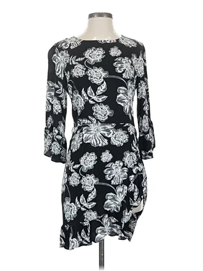 Pre-owned Who What Wear Casual Dress In Black