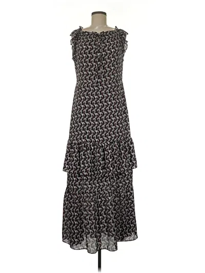 Pre-owned Who What Wear Casual Dress In Black