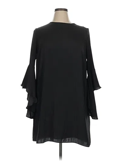 Pre-owned Who What Wear Casual Dress In Black
