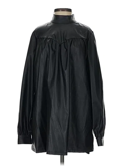 Pre-owned Who What Wear Casual Dress In Black