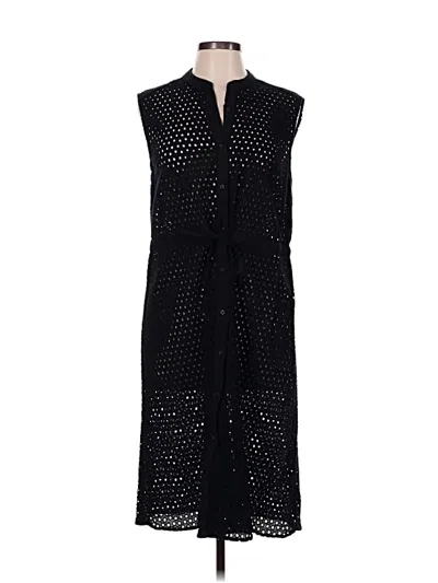 Pre-owned Who What Wear Casual Dress In Black