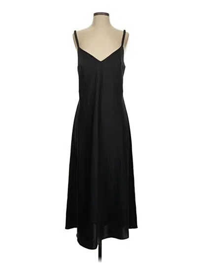 Pre-owned Who What Wear Casual Dress In Black
