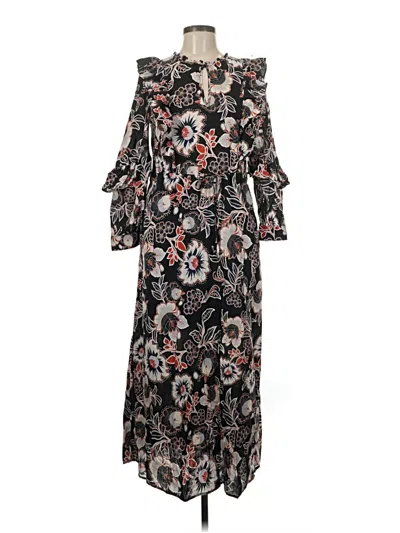 Pre-owned Who What Wear Casual Dress In Black