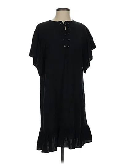 Pre-owned Who What Wear Casual Dress In Black