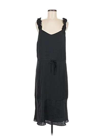 Pre-owned Who What Wear Casual Dress In Black