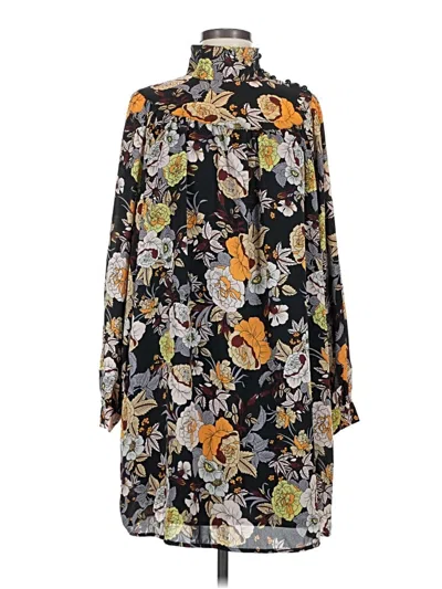 Pre-owned Who What Wear Casual Dress In Black