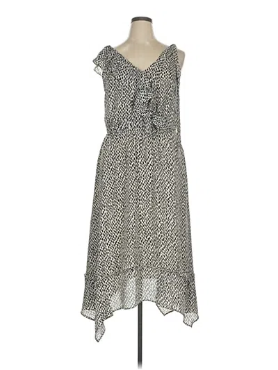Pre-owned Who What Wear Casual Dress In Black