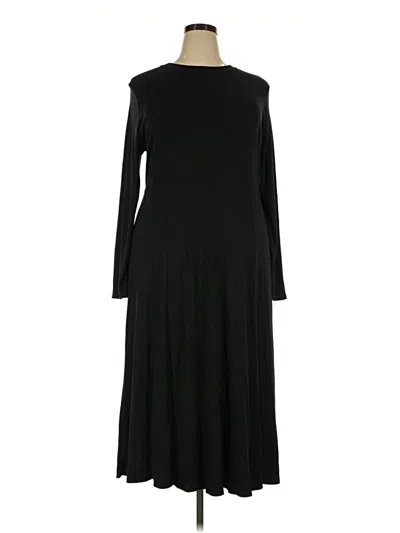 Pre-owned Who What Wear Casual Dress In Black