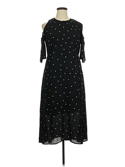 Pre-owned Who What Wear Casual Dress In Black