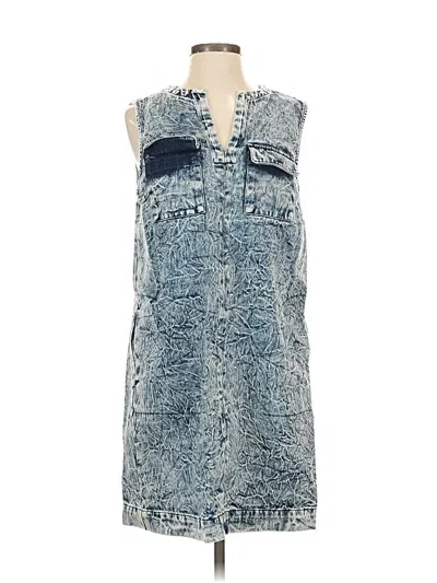 Pre-owned Who What Wear Casual Dress In Blue