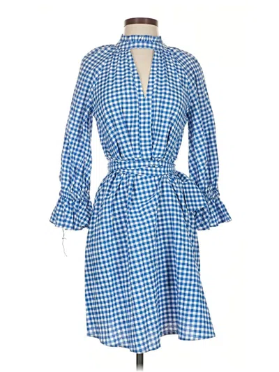 Pre-owned Who What Wear Casual Dress In Blue