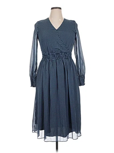 Pre-owned Who What Wear Casual Dress In Blue