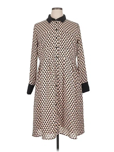 Pre-owned Who What Wear Casual Dress In Brown