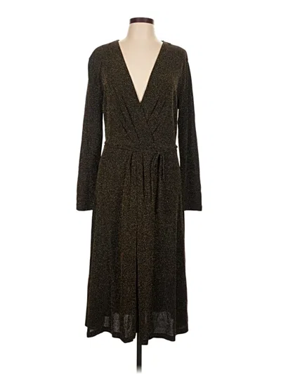 Pre-owned Who What Wear Casual Dress In Brown