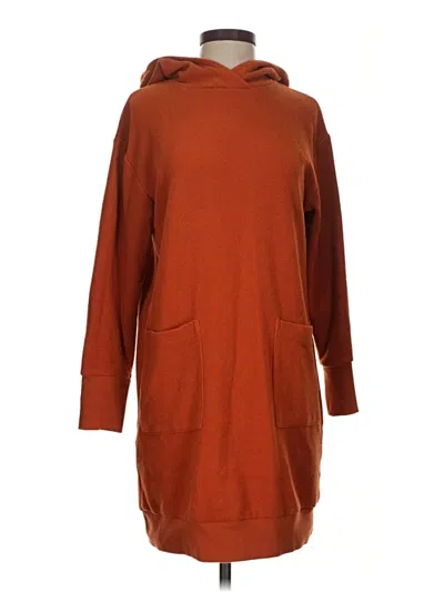 Pre-owned Who What Wear Casual Dress In Brown
