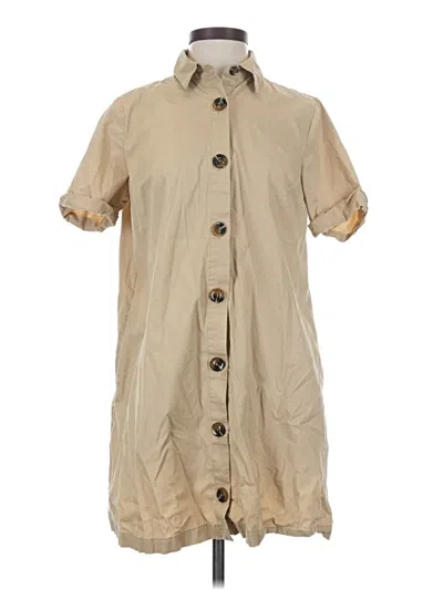 Pre-owned Who What Wear Casual Dress In Brown
