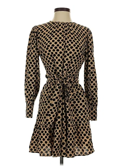 Pre-owned Who What Wear Casual Dress In Gold
