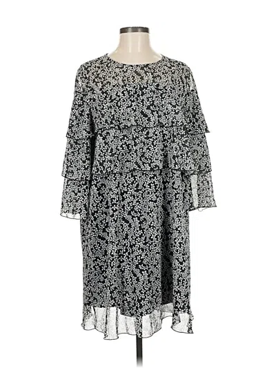 Pre-owned Who What Wear Casual Dress In Gray