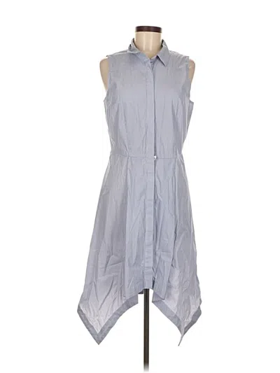 Pre-owned Who What Wear Casual Dress In Gray