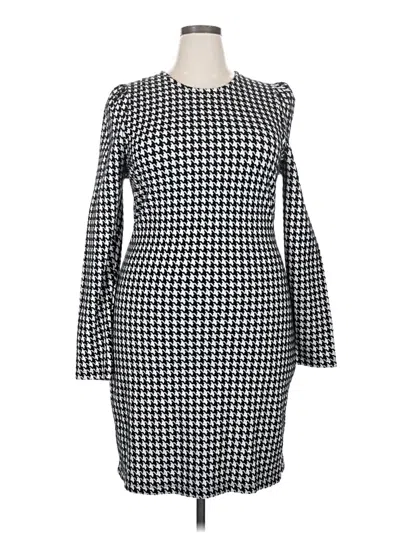 Pre-owned Who What Wear Casual Dress In Gray