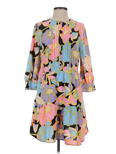 Pre-owned Who What Wear Casual Dress In Gray