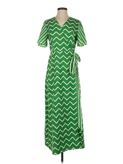 Pre-owned Who What Wear Casual Dress In Green