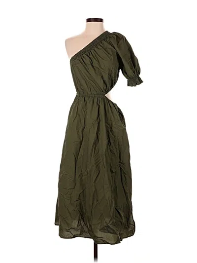Pre-owned Who What Wear Casual Dress In Green