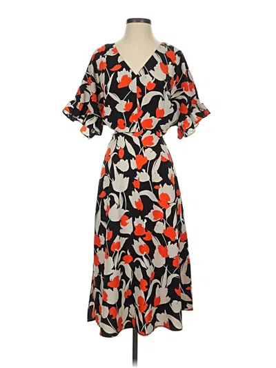 Pre-owned Who What Wear Casual Dress In Orange